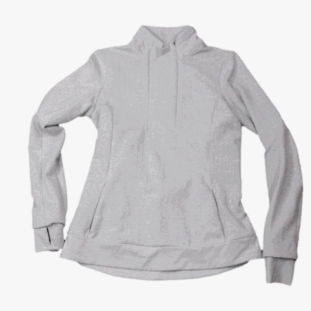 Kyodan Gray/White Long Sleeve Athletic Top Size PS